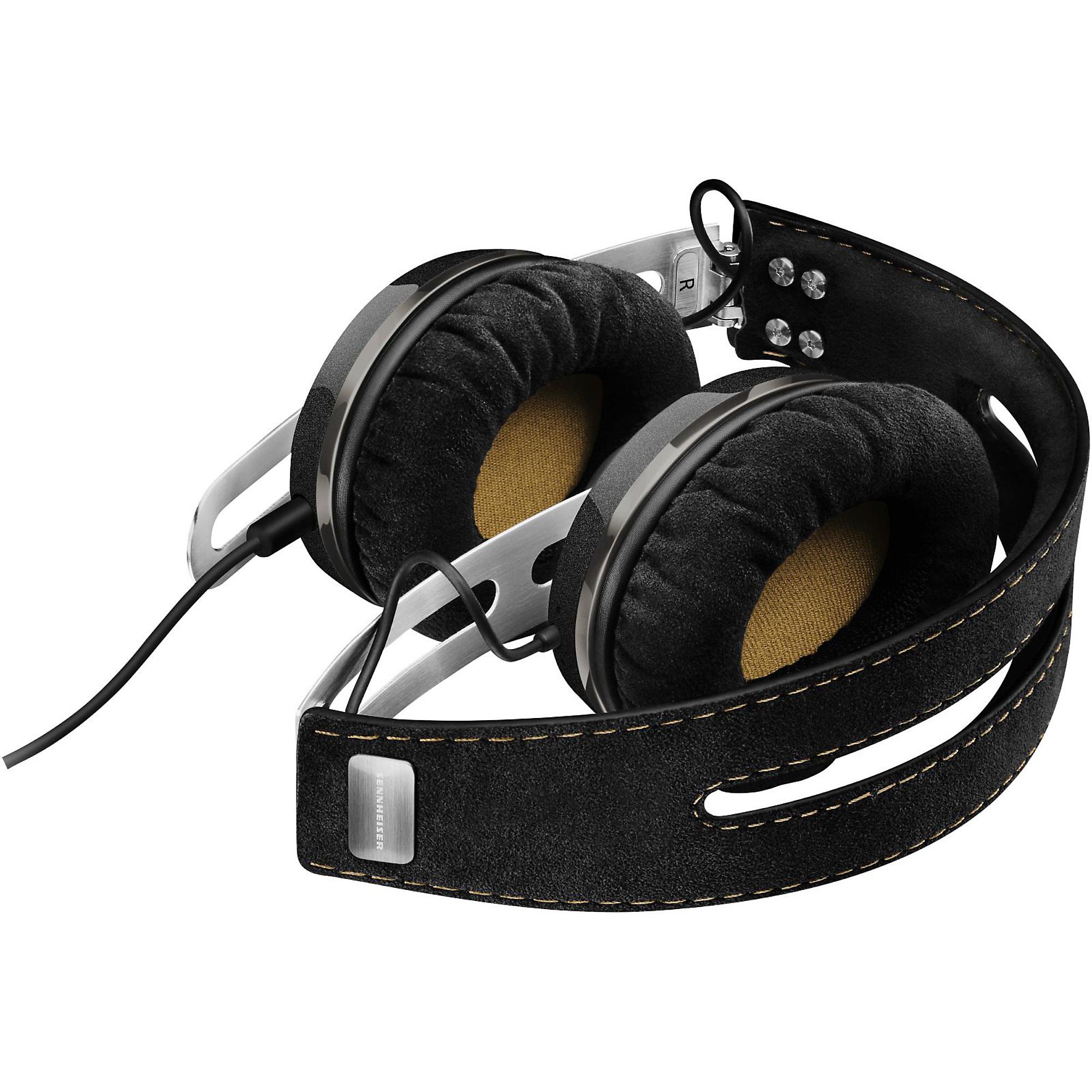 ヘッドホン SENNHEISER MOMENTUM ON-EAR BLACK Sennheiser Momentum On-Ear 505795 Wired Headphones Black/Red VG