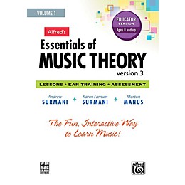 Alfred Alfred's Essentials of Music Theory: Software, Version 3 CD-ROM Educator Version, Volume 1