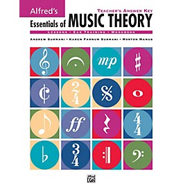 Alfred Alfred's Essentials of Music Theory: Teacher's Answer Key Book & 2 Ear Training CDs