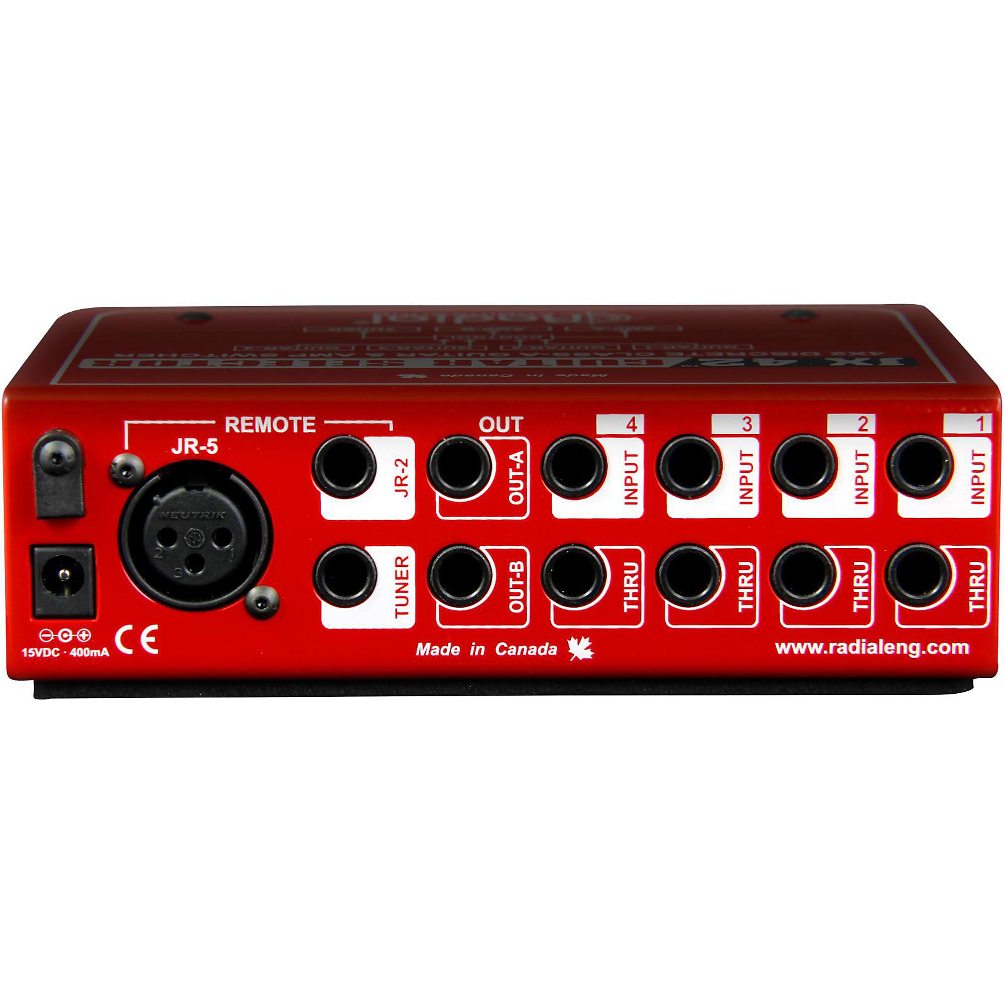 Radial Engineering JX-42 Guitar and Amp Switcher | Guitar Center