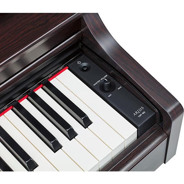 Open Box Yamaha Arius YDP-163 88-Key Digital Console Piano with Bench Level 2 Dark Rosewood 888366063361