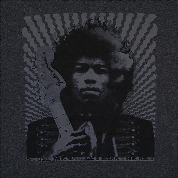 Fender Jimi Hendrix Collection Kiss the Sky T-Shirt XX Large Gray