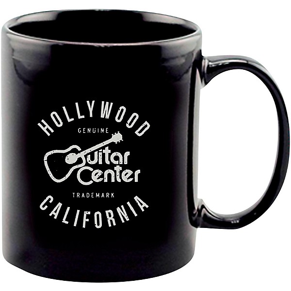 Clearance Guitar Center Hollywood CA Coffee Mug Black