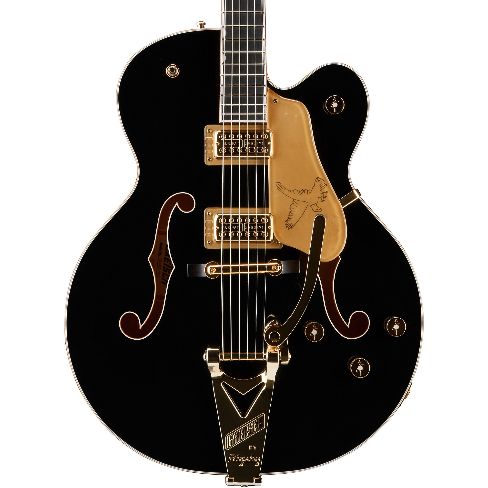 Open Box Gretsch Guitars Players Edition G6136T Falcon Hollowbody with  String-Thru Bigsby Electric Guitar Level 2 Black 190839044006