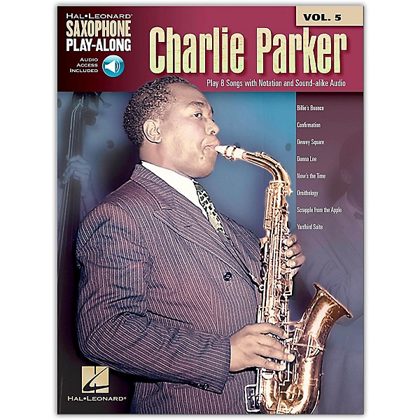 Hal Leonard Charlie Parker - Saxophone Play-Along Vol. 5 Book/Online Audio