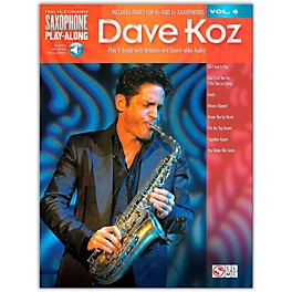 Hal Leonard Dave Koz - Saxophone Play-Along Vol. 6 Book/Online Audio