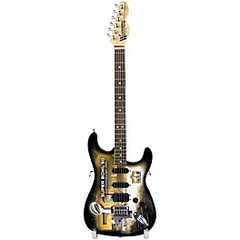 Woodrow Guitars NFL 10-In Mini Guitar Collectible Super Bowl 50