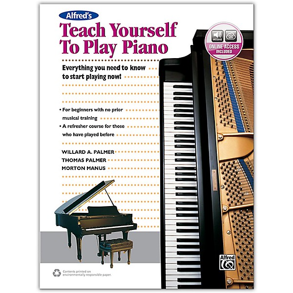 Alfred Alfred's Teach Yourself to Play Piano - Book & Online Audio