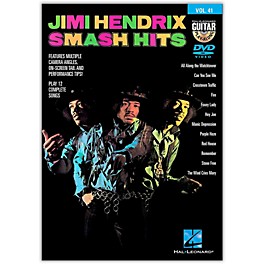 Hal Leonard Jimi Hendrix Smash Hits - Guitar Play-Along DVD Volume 41