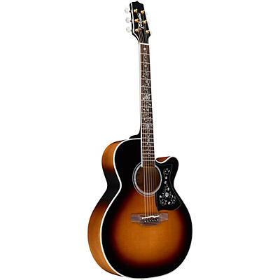 Takamine Ef450c Thermal Top Acoustic-Electric Guitar Brown Sunburst for sale