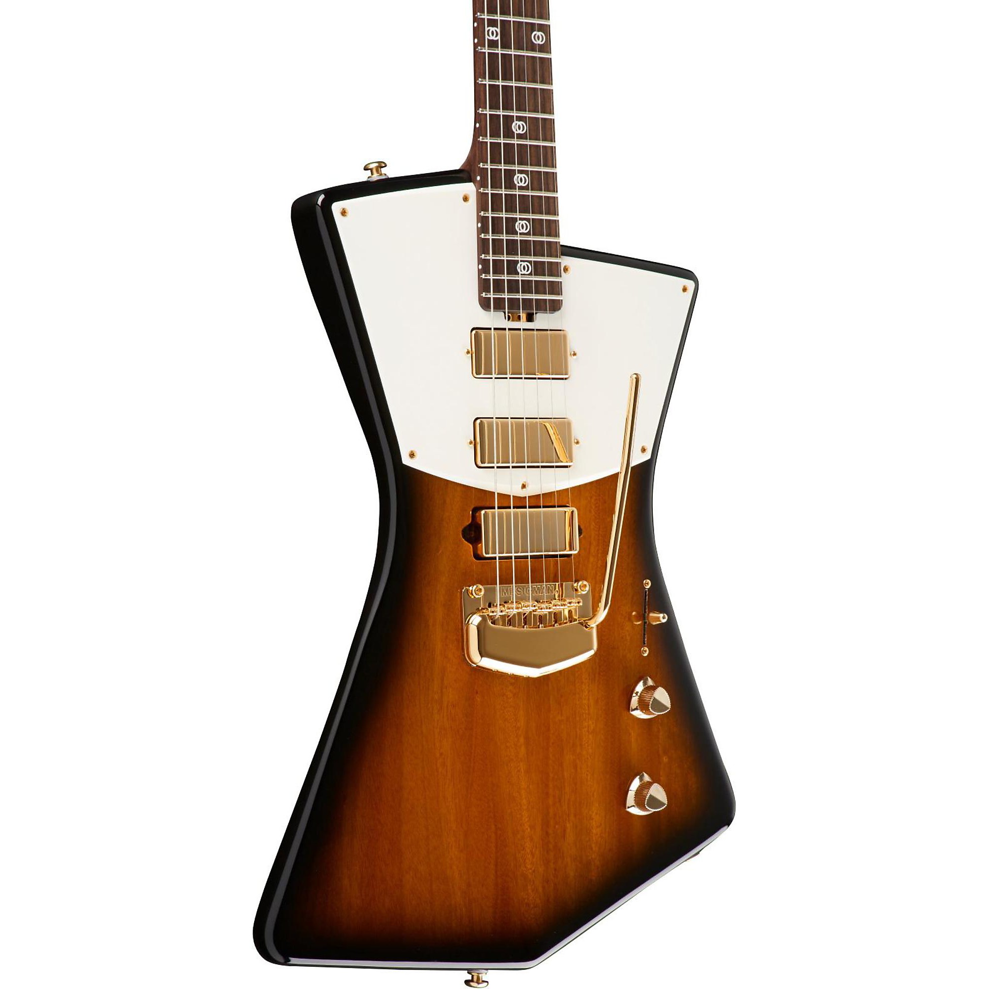 Ernie Ball Music Man St. Vincent Signature Gold Hardware Electric Guitar Tobacco Sunburst
