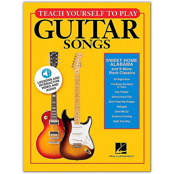 Hal Leonard Teach Yourself to Play "Sweet Home Alabama" & 9 More Rock Classics for Guitar