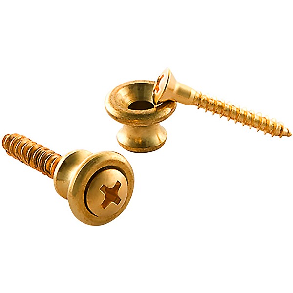 Gibson Strap Buttons (2-Pack) Brass