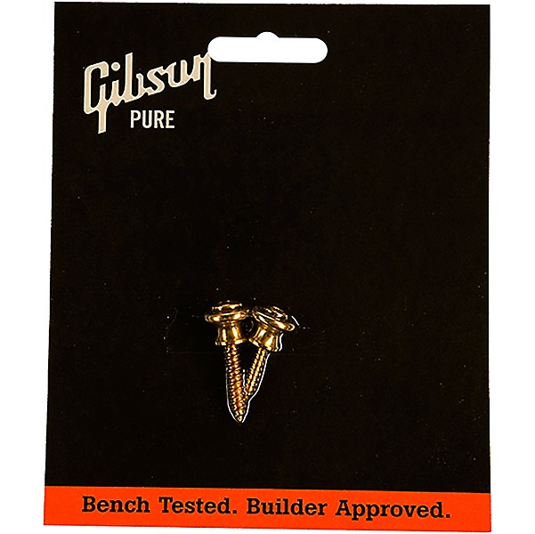 Gibson Strap Buttons (2-Pack) Brass