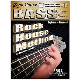 Hal Leonard Rock House Bass Guitar Master Edition Begining - Advanced Complete Book/Online Audio and Video