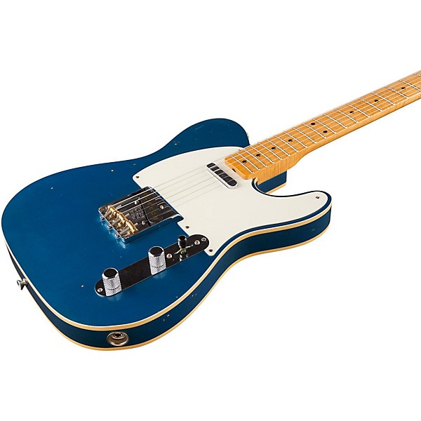 Fender Custom Shop 2016 Limited Edition NAMM Custom Built 50's Journeyman Relic Telecaster, Maple Aged Lake Placid Blue