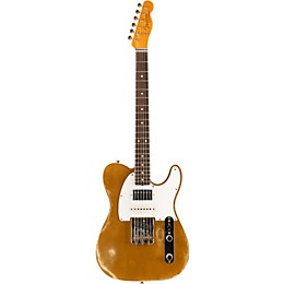 Fender Custom Shop Limited Edition '60s Heavy Relic Nashville Telecaster Custom HSS Electric Guitar, Rosewood Faded Aztec Gold