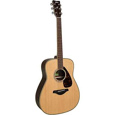 Yamaha Fg830 Dreadnought Acoustic Guitar Natural for sale