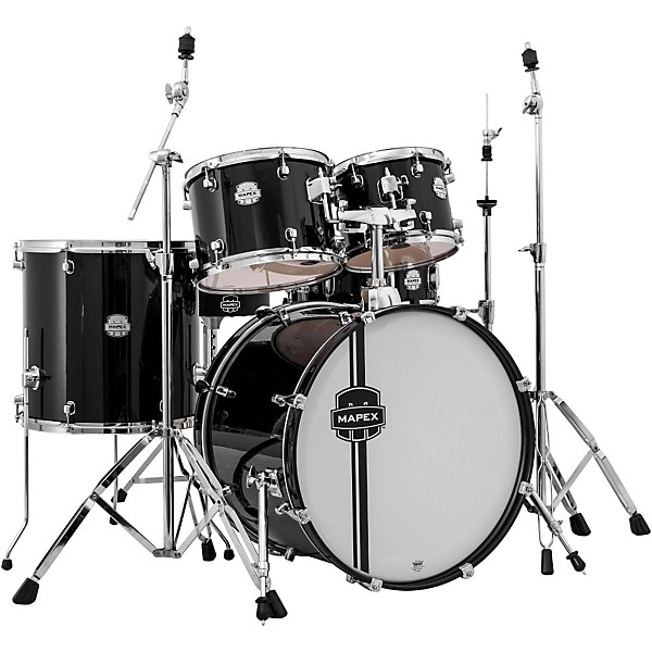 Mapex Voyager 5-Piece Rock Drum Set Black