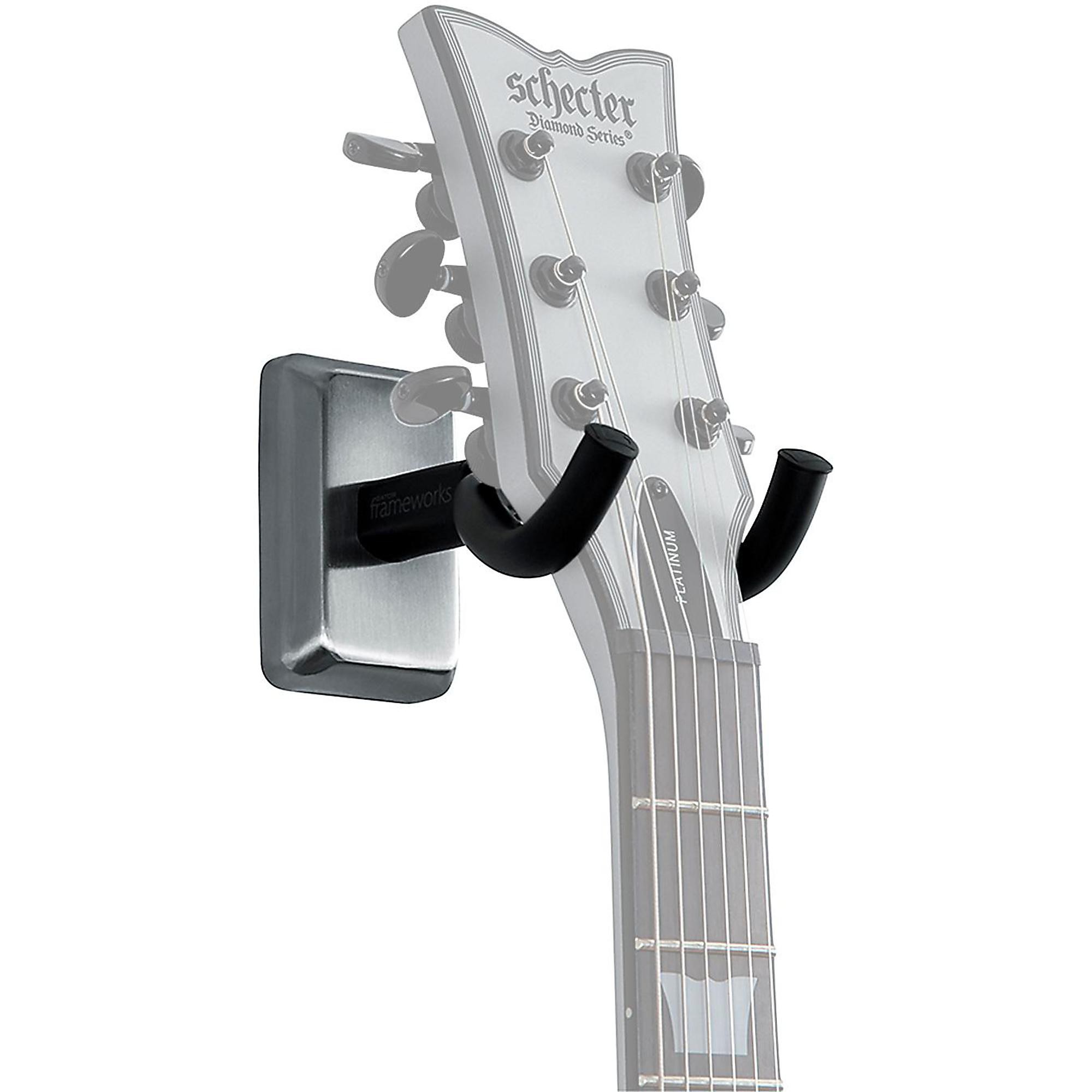 Chrome Wall Mount Guitar Hanger-GFW-GTR-HNGRSCH - Gator Cases