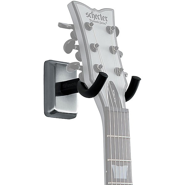 Gator Frameworks Wall Mounted Guitar Hanger - Chrome