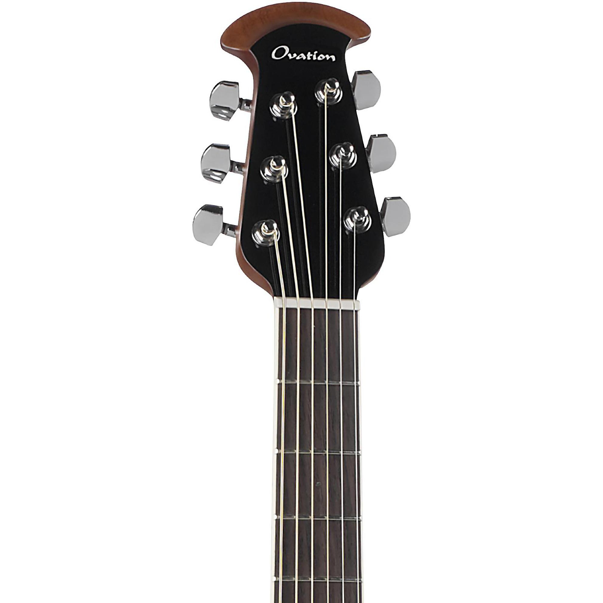 Ovation CE48P Celebrity Elite Plus Acoustic-Electric Guitar Transparent  Tiger Eye | Guitar Center