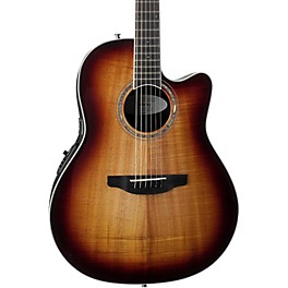 Ovation CS28P-KOAB Celebrity Standard Plus Super Shallow Acoustic-Electric Guitar Koa Burst