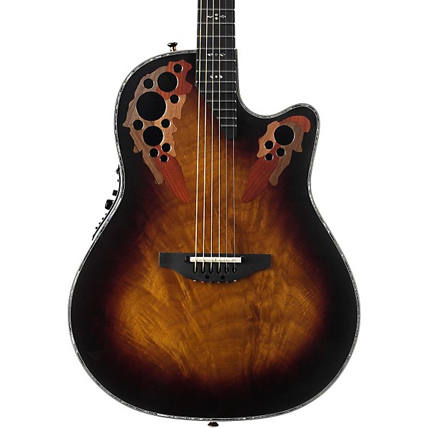 Open Box Ovation C2078AXP Elite Plus Contour Acoustic-Electric Guitar Level 2 Sunburst 190839263940