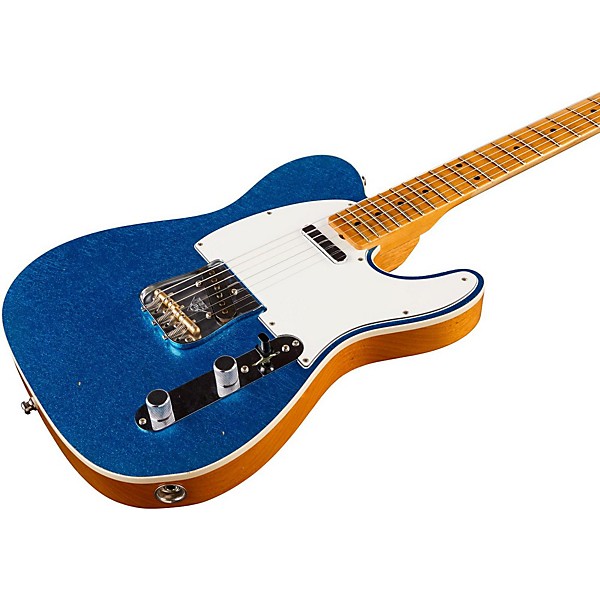 Fender Custom Shop Limited Edition NAMM 2016 Custom Built Postmodern Journeyman Relic Maple Fingerboard Telecaster Blue Sp...