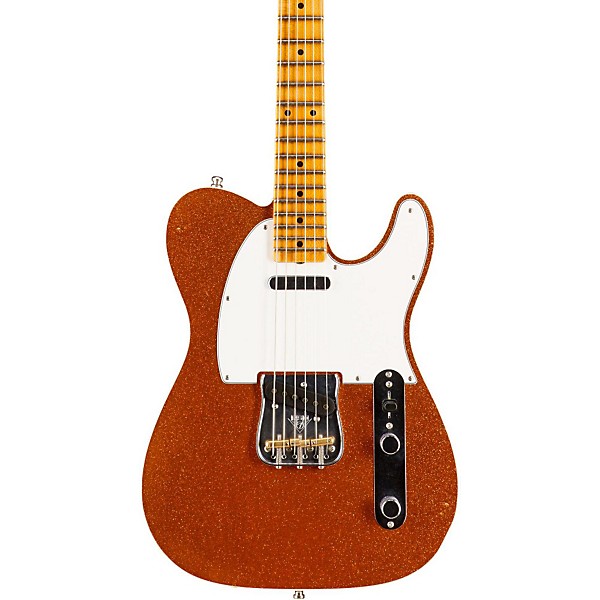 Fender Custom Shop Limited Edition NAMM 2016 Custom Built Postmodern Journeyman Relic Maple Fingerboard Telecaster Orange ...