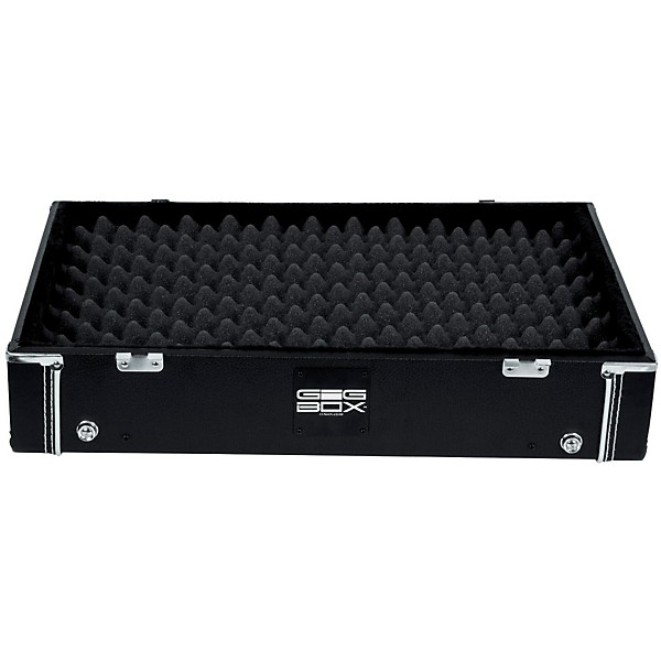 Gator Gig-Box Jr. Pedal Board/Guitar Stand Case with Power Black