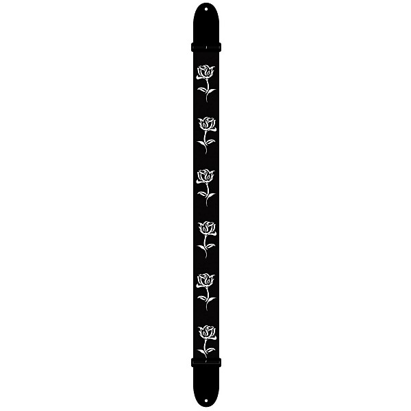 Perri's 2" Tribal Guitars Polyester Guitar Strap White Rose 39 to 58 in.