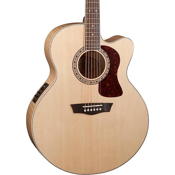 Open Box Washburn Heritage Series USM-HJ40SCE Jumbo Acoustic-Electric Guitar Level 1 Natural