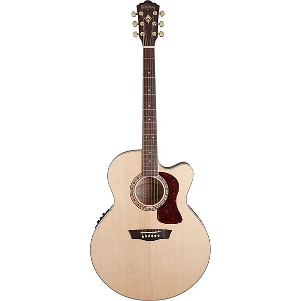 Open Box Washburn Heritage Series USM-HJ40SCE Jumbo Acoustic-Electric Guitar Level 1 Natural