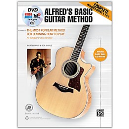 Alfred Alfred's Basic Guitar Method, Complete Book, DVD & Online Audio, Video & Software  Revised