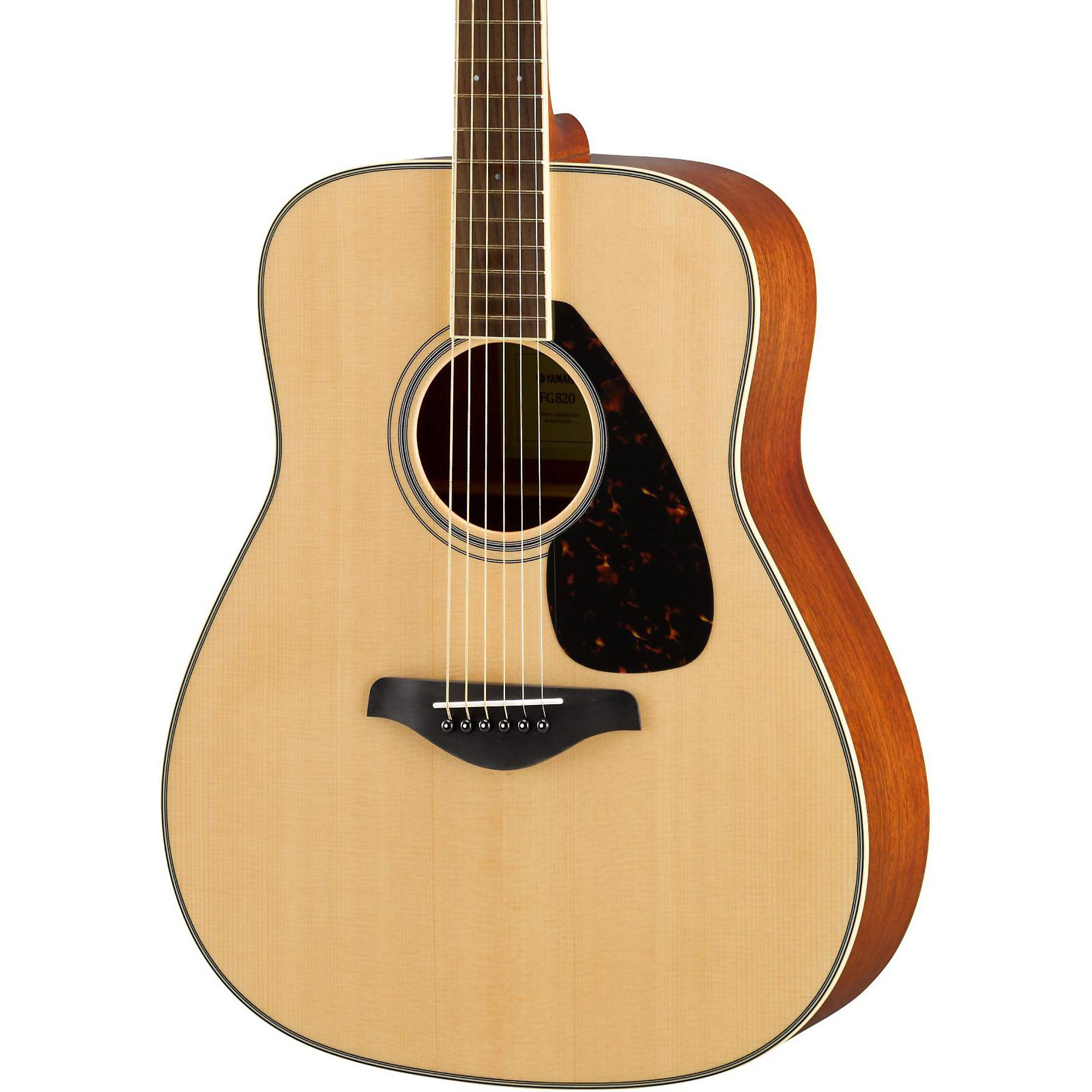 Yamaha FG820 Dreadnought Acoustic Guitar Natural | Guitar Center