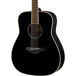 Yamaha FG820 Dreadnought Acoustic Guitar Black