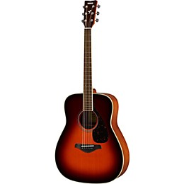 Yamaha FG820 Dreadnought Acoustic Guitar Brown Sunburst | Guitar