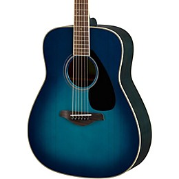 Yamaha FG820 Dreadnought Acoustic Guitar Sunset Blue