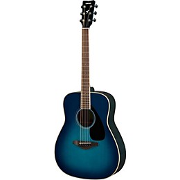 Yamaha FG820 Dreadnought Acoustic Guitar Sunset Blue