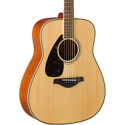 Yamaha Fg820l Dreadnought Left-Handed Acoustic Guitar Natural for sale