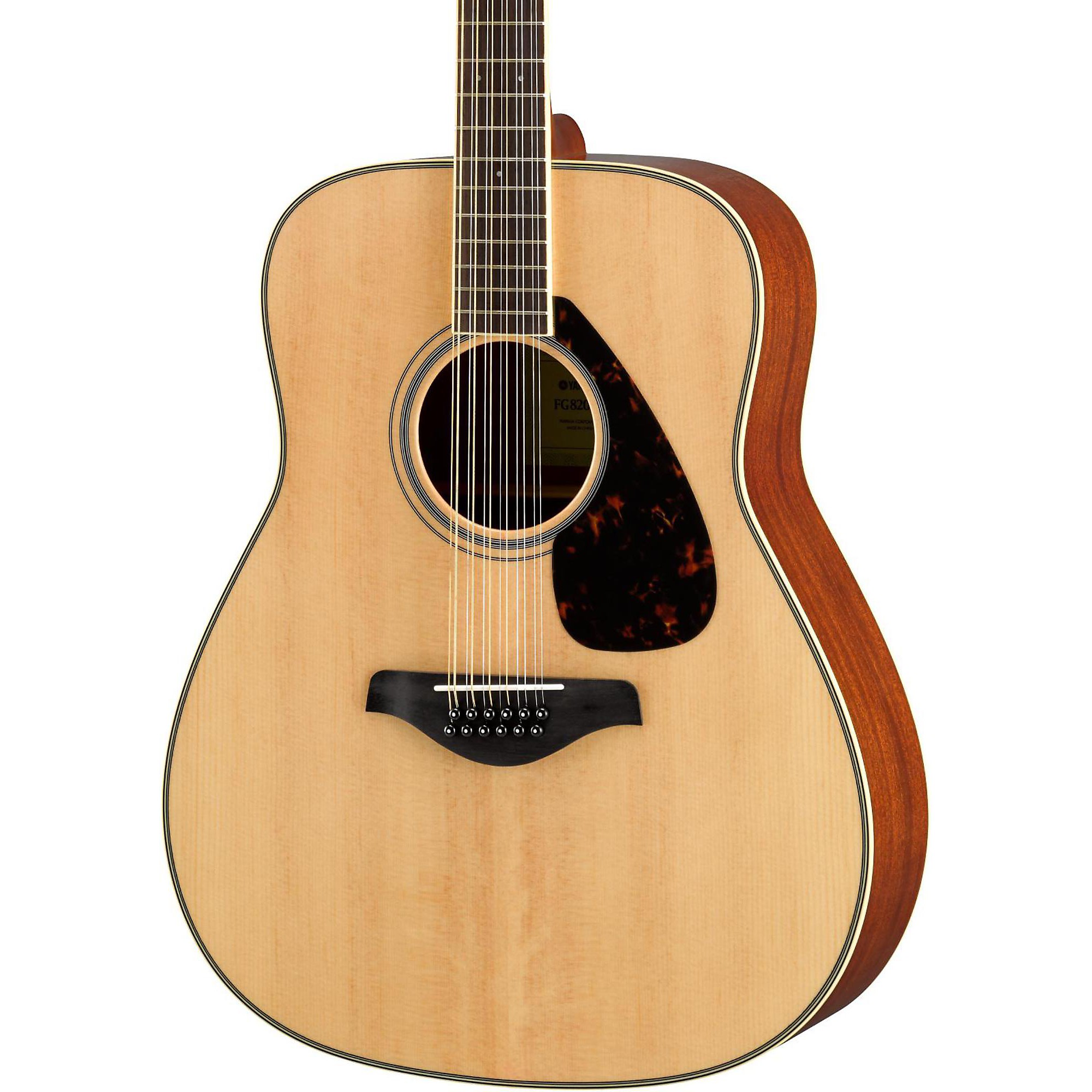 Yamaha FG820-12 Dreadnought 12-String Acoustic Guitar Natural