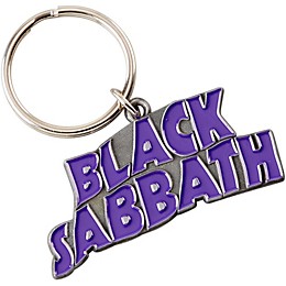 ROCK OFF Black Sabbath Wavy Logo Keychain