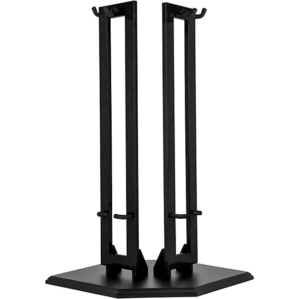 Open Box Fender Wood Hanging Double Guitar Stand Level 2 Black 190839073204
