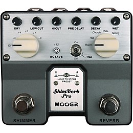 Open Box Mooer ShimVerb Pro Reverb Effects Pedal Level 1