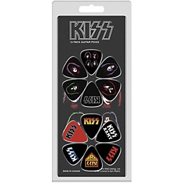 Perri's KISS Medium Gauge Guitar Pick 12 Pack