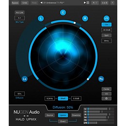NuGen Audio Halo Upmix 5.1 and 7.1 Upmixer Plug-in.