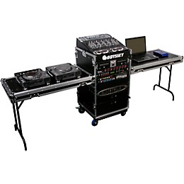 Odyssey FZGSNS73WX1BL Numark NS7 / NS7II / NS7III DJ Controller Case with a Bottom 19 in. 1U Rack Space