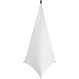 On-Stage Speaker/Lighting Stand Skirt, White