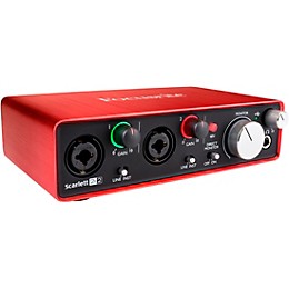 Open Box Focusrite Scarlett 2i2 (2nd Generation) USB Audio Interface Level 1